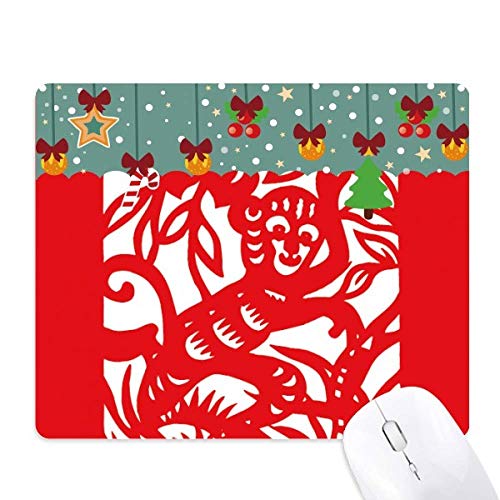 Tapis de souris singe antidérapant pour éviter les douleurs au poignet
