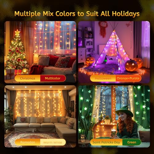 Minetom ASIN Color Changing Star String Lights thumb #5