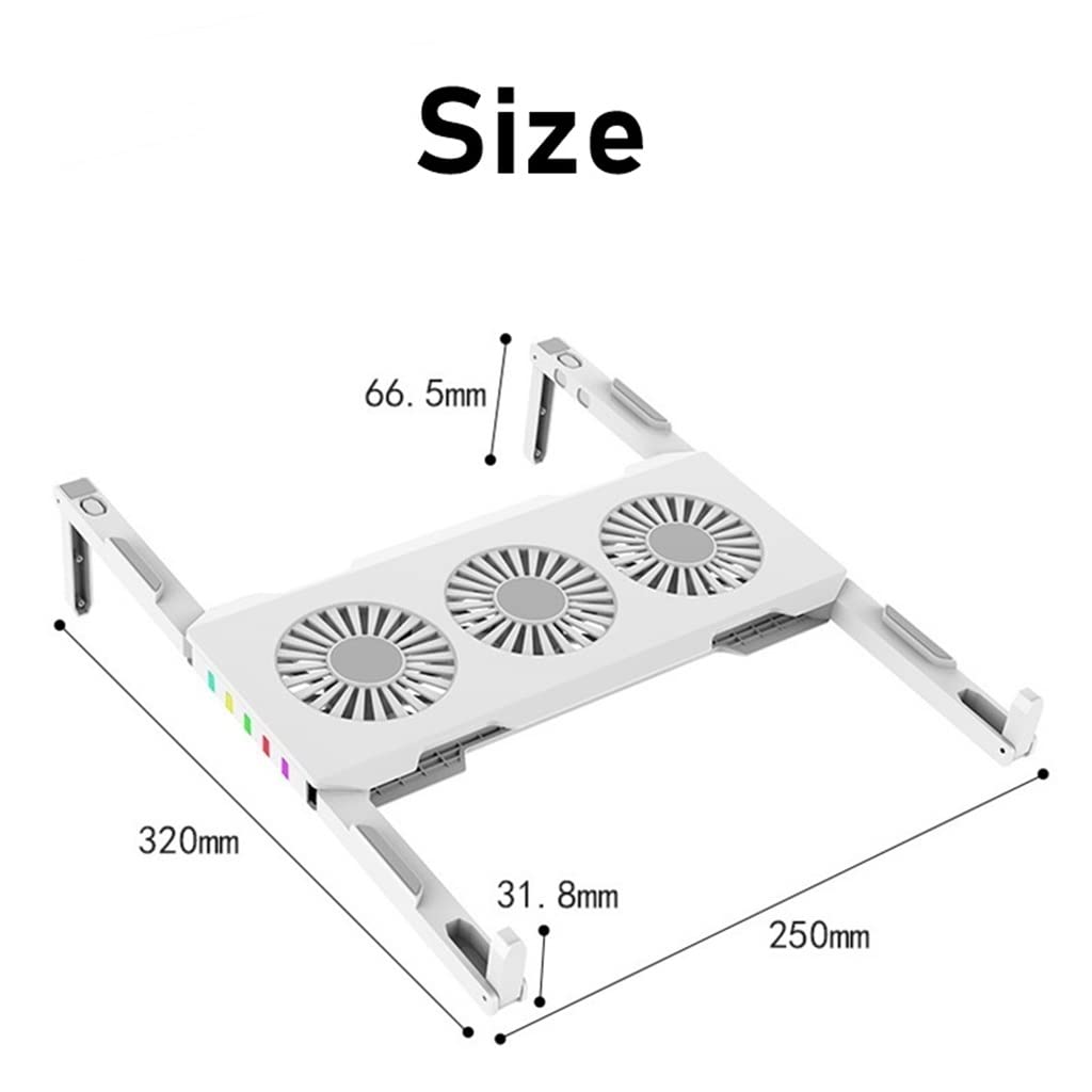 Portable Laptop Cooling Stand Fan Foldable Tablet PC Gaming