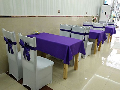 Ieventstar Stretch Polyester Spandex Dining Chair Cover For Wedding Banquet Party Many Colors (Navy) #TOP4