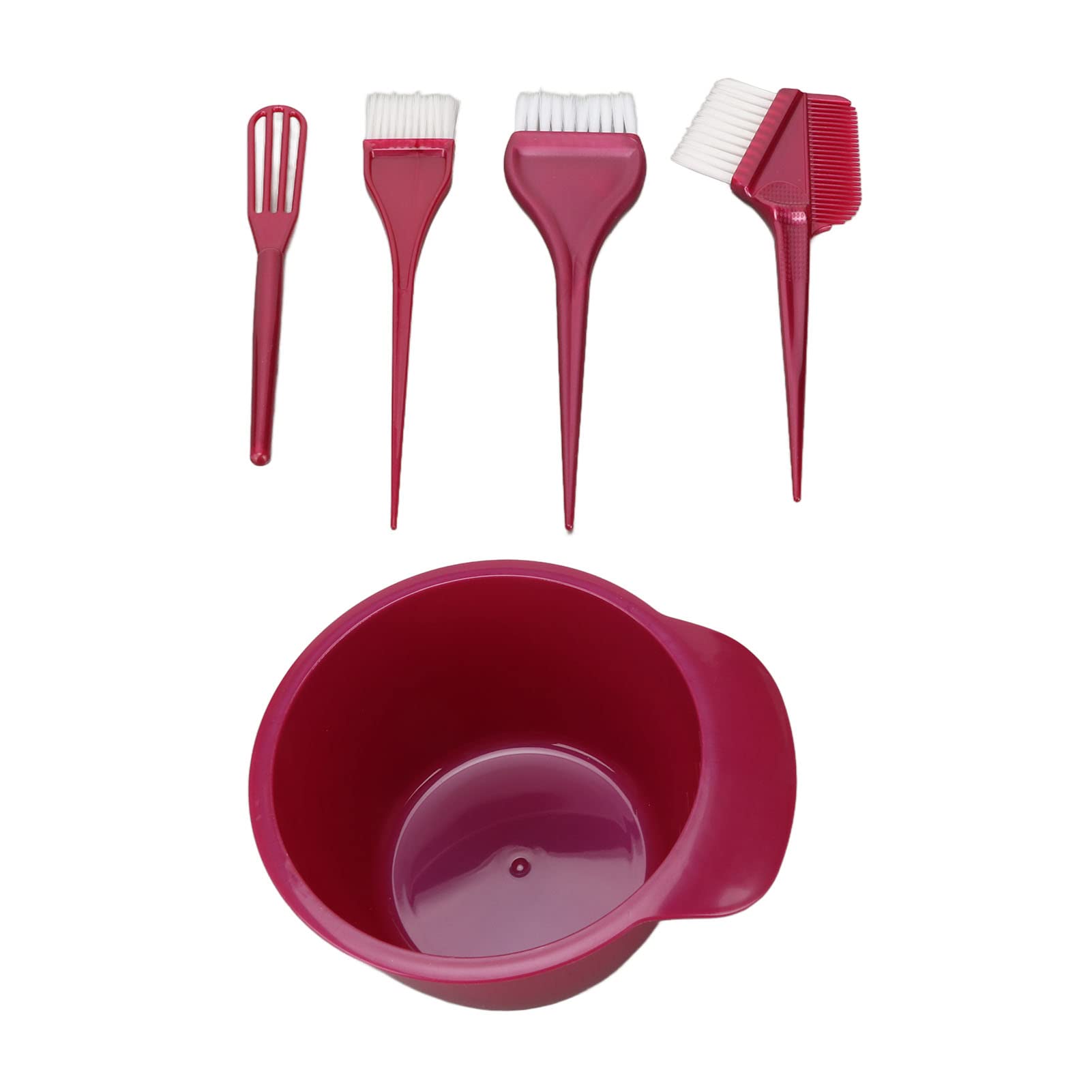 5pcs Hair Dye Color Brush and Bowl Set, Hair Color Brush Mixing Bowl Kit Perfect