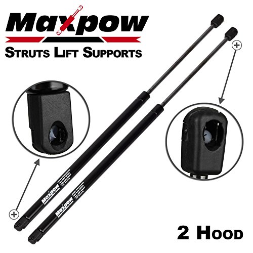 Maxpow Qty 2 Front Hood Gas Spring Prop Lift Support Struts Compatible With Thunderbird 1989 1990 1991 1992 1993 1994 1995 1996 1997 4462 SG304010
