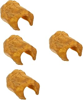 Balacoo 4Pcs Répteis Se Escondem De Cavernas Lagarto Resina Caverna Tartaruga Basking Terraço Lagarto Caixa Abrigo Decoração Cinza Para De Mujer Interior Recipientes De Vidro Répteis