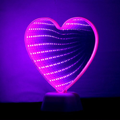 Heart Shaped LED Desk Light & Night Decor