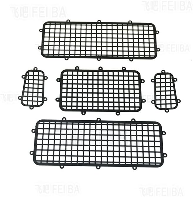 1/10 Crawler Metal Upgrade Window Mesh Protective Net for TRAXS1/10 RTX-4