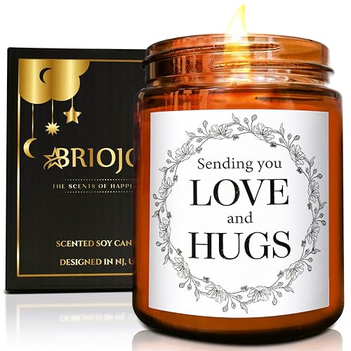 Briojoy Sending You Love & Hugs Candle for Her -