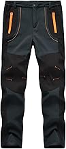 YSENTO Herren Wanderhose Outdoorhose Wasserdicht Softshellhose Winddicht Warm Gefüttert Skihose Snowboardhose Winter Trekkinghose