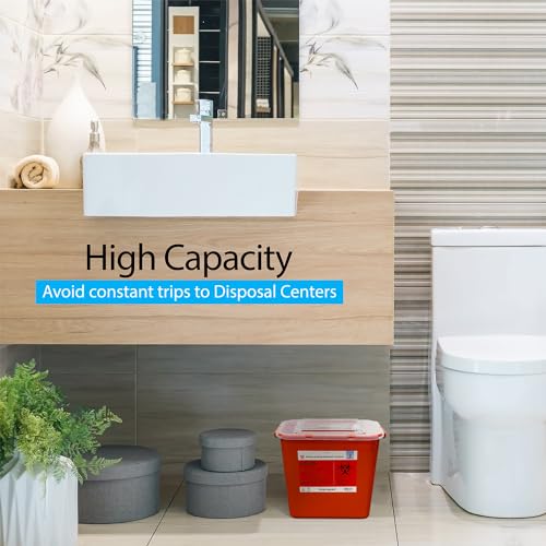 image for Shop Square Sharps Container 2 Gallon (3-Pack) - Sharps Containers for