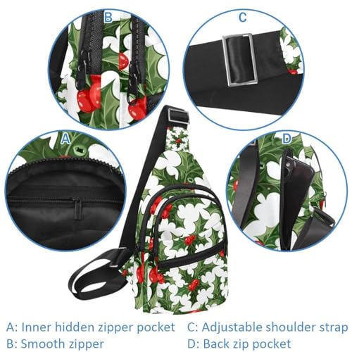 Mochila cruzada multicolor para caminar cómodo en eventos de Año Nuevo 2