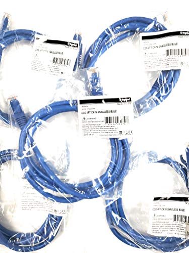 Cable Ethernet Cat 6 4 pies azul (paquete 5) miniatura 1
