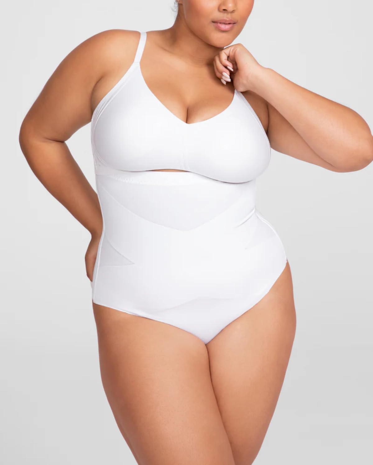 HONEYLOVE Shapewear for Women - SuperPower Thong - High Compression Tummy Control Underwear - Image 4