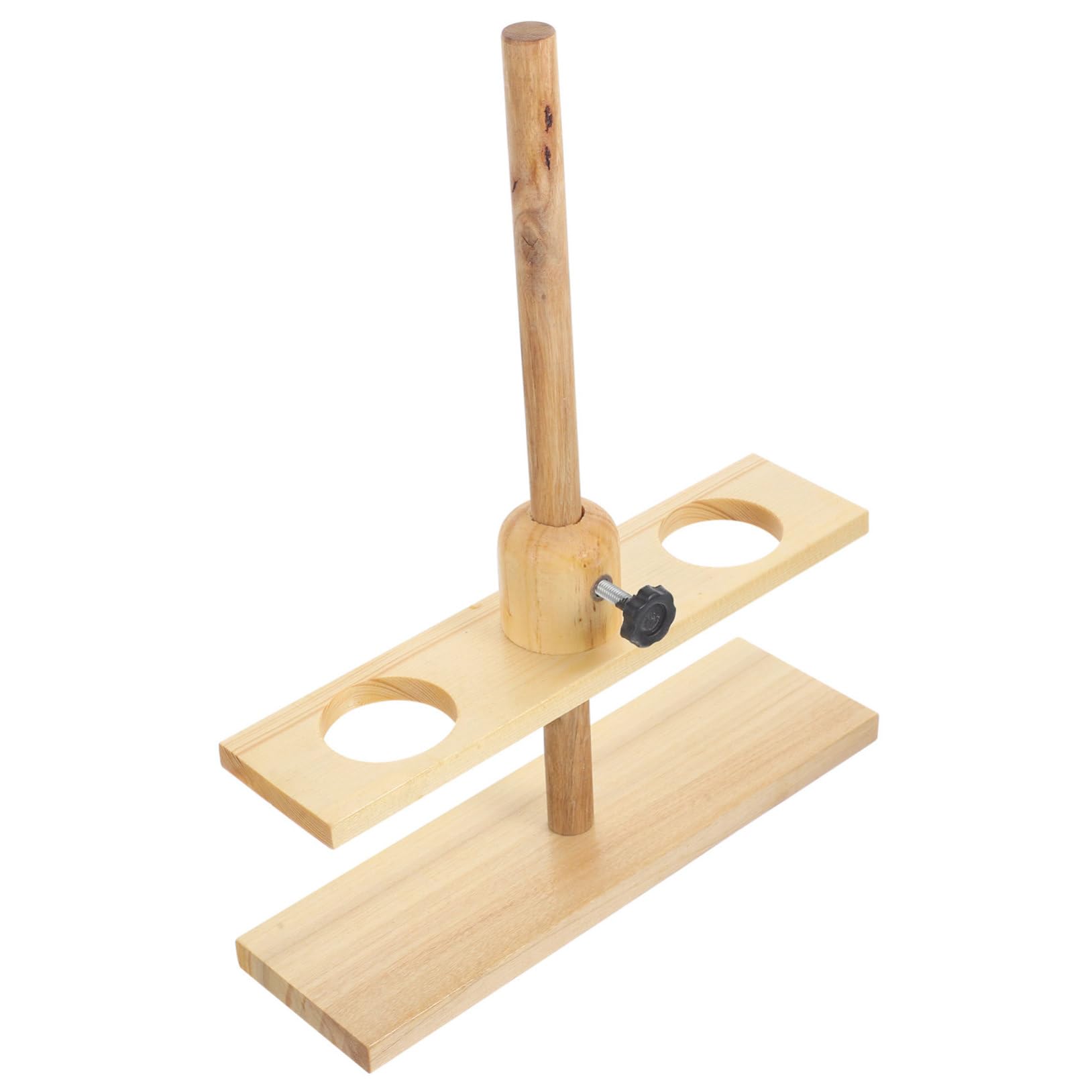 KICHOUSE 2-Hole Funnel Stand Lab Equipment Material Easy to Carry Simple Structure for Teaching and Photography Random Color