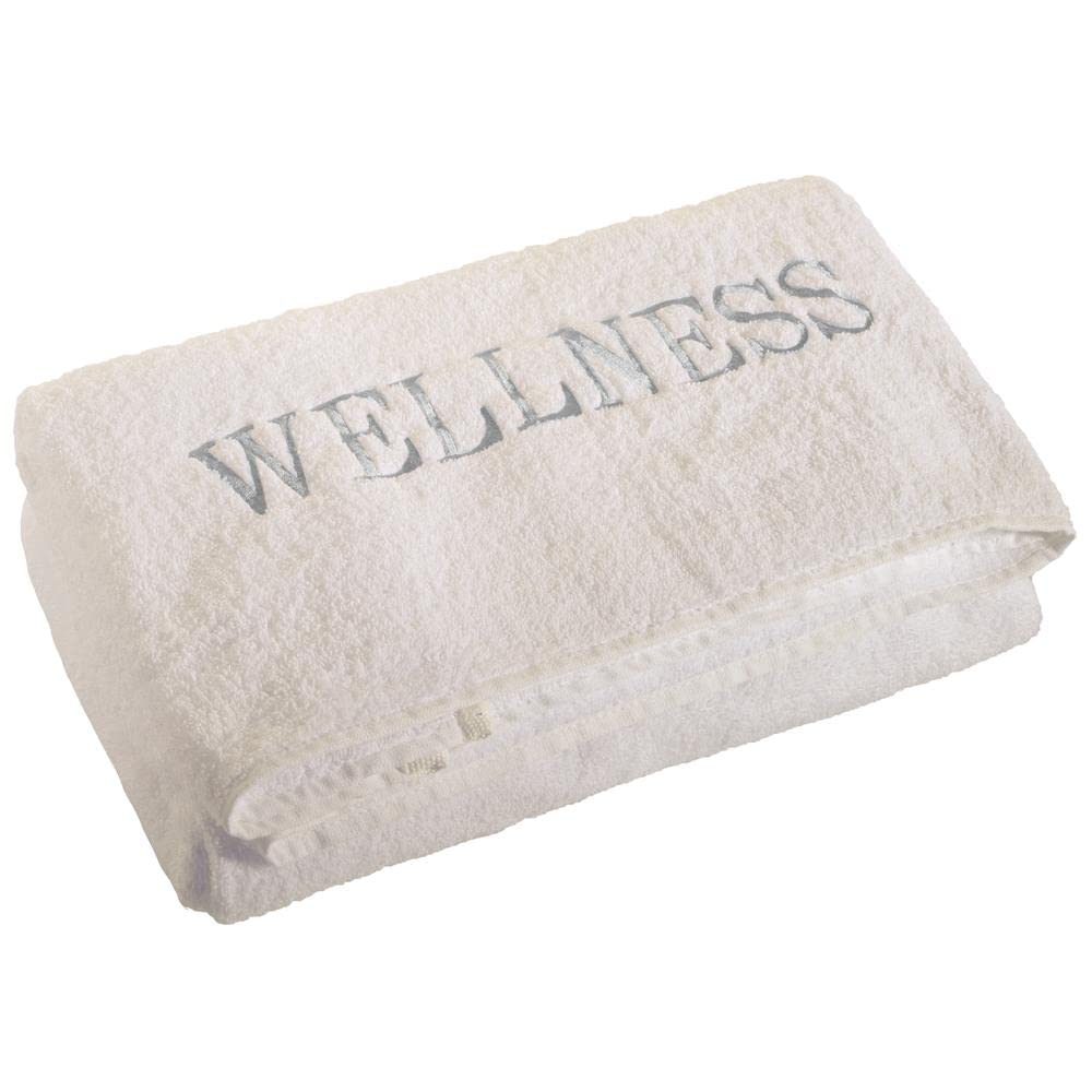 Telo Sauna 80x200 Cm In Cotone - Asciugamano Wellness Lavabile, Grigio, Certificato Oeko-Tex - Foto 7