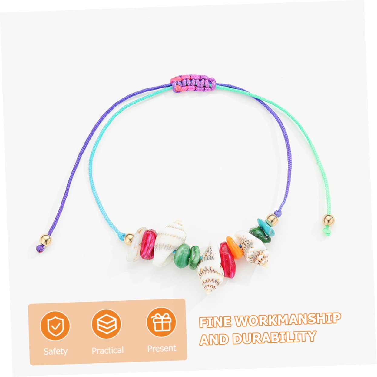 VALICLUD 60piezas Pulsera De Concha y Tobillera De Playa Para Mujeres y Joyería De Verano Bohemia Diseño Minimalista y Material