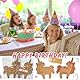 KKSJK Einladungskarten Kindergeburtstag, 15pcs Einladung Geburtstag Kraftpapier mit Buntstifte, Einhorn/Dino Geburtstagseinladungen Kinder Bastelset, Partyeinladungen für Jungen Mädchen (Einhorn)
