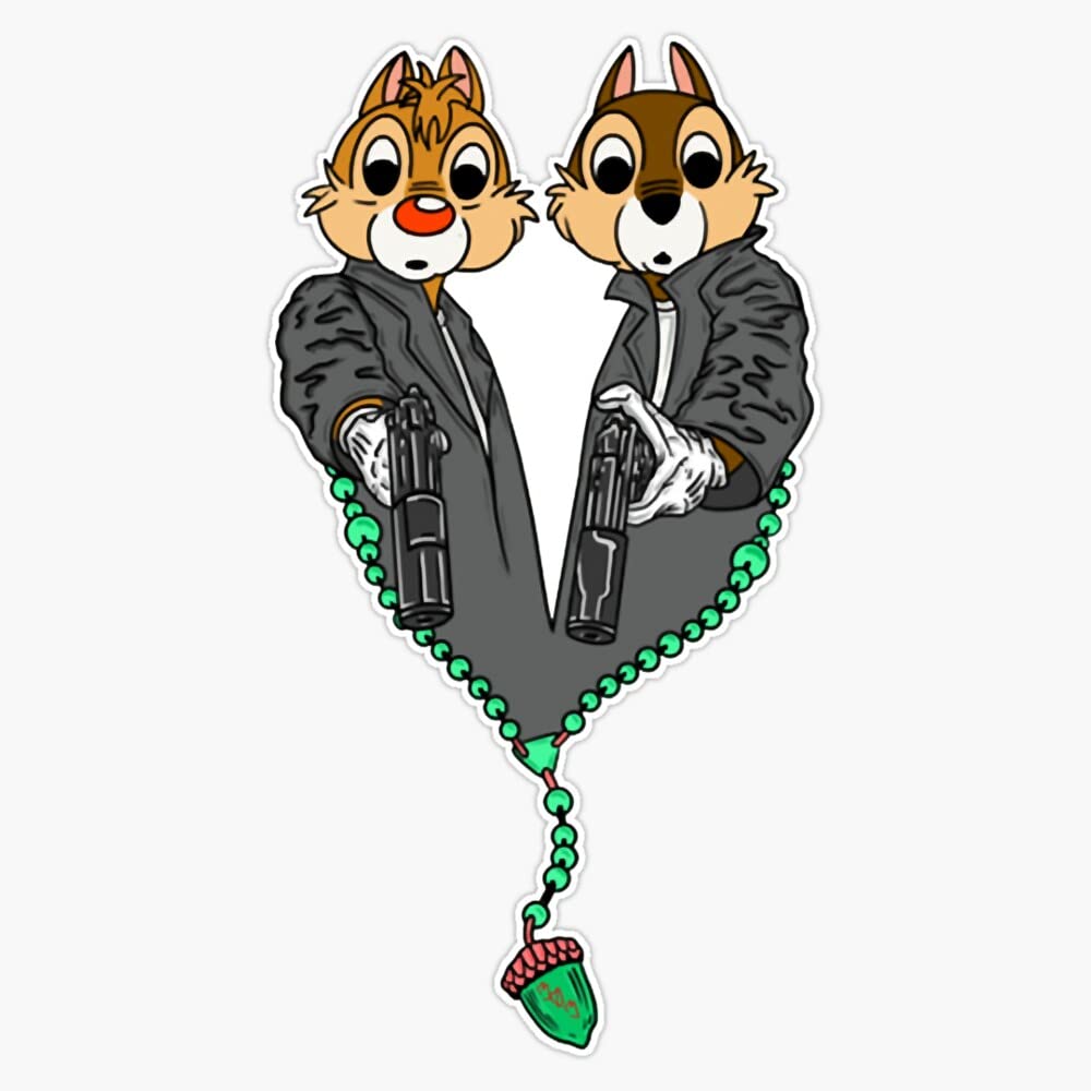 Boondock Saints The Cartoon Chip n Dale Rangers Mashup Sticker Bumper Sticker Vinyl Decal 5