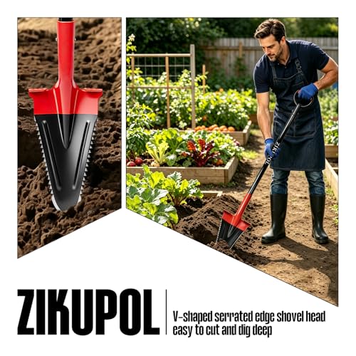 Pala para raíces de metal ZIKUPOL 53 pulgadas miniatura 3