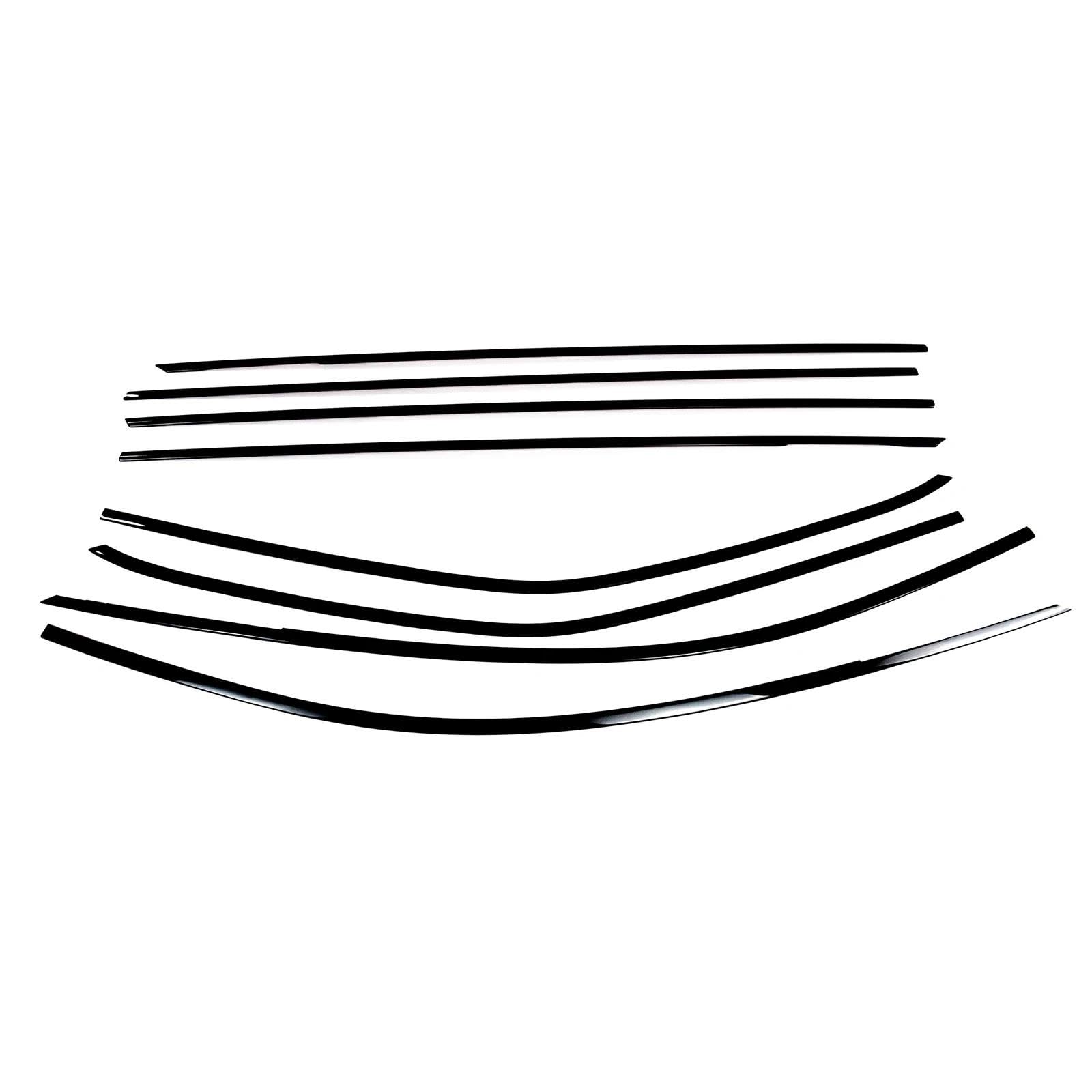 One Color Car Window Rubber Seal For Toyota For Camry Xv40 2006-2011 Exterior Window Trim Strip Cover Gloss Black Door Weatherstrip Window Weatherstrip