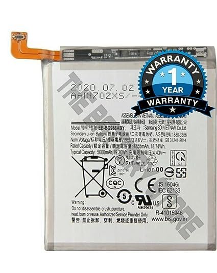 Image of Original EB-BG988ABY Battery for Samsung Galaxy S20 Ultra Battery with 1 Year Warranty** (Y00000254)