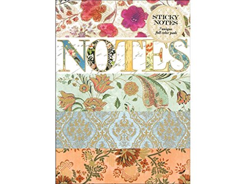 Punch Studio Portfolio Sticky Pad Calico Notes