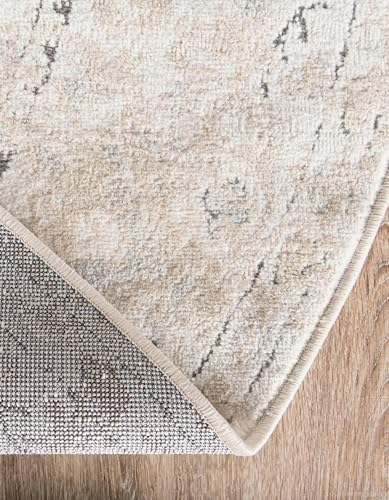 Tapete Redondo 7 Ft Ivory Rugs.com Oregon Collection miniatura 6