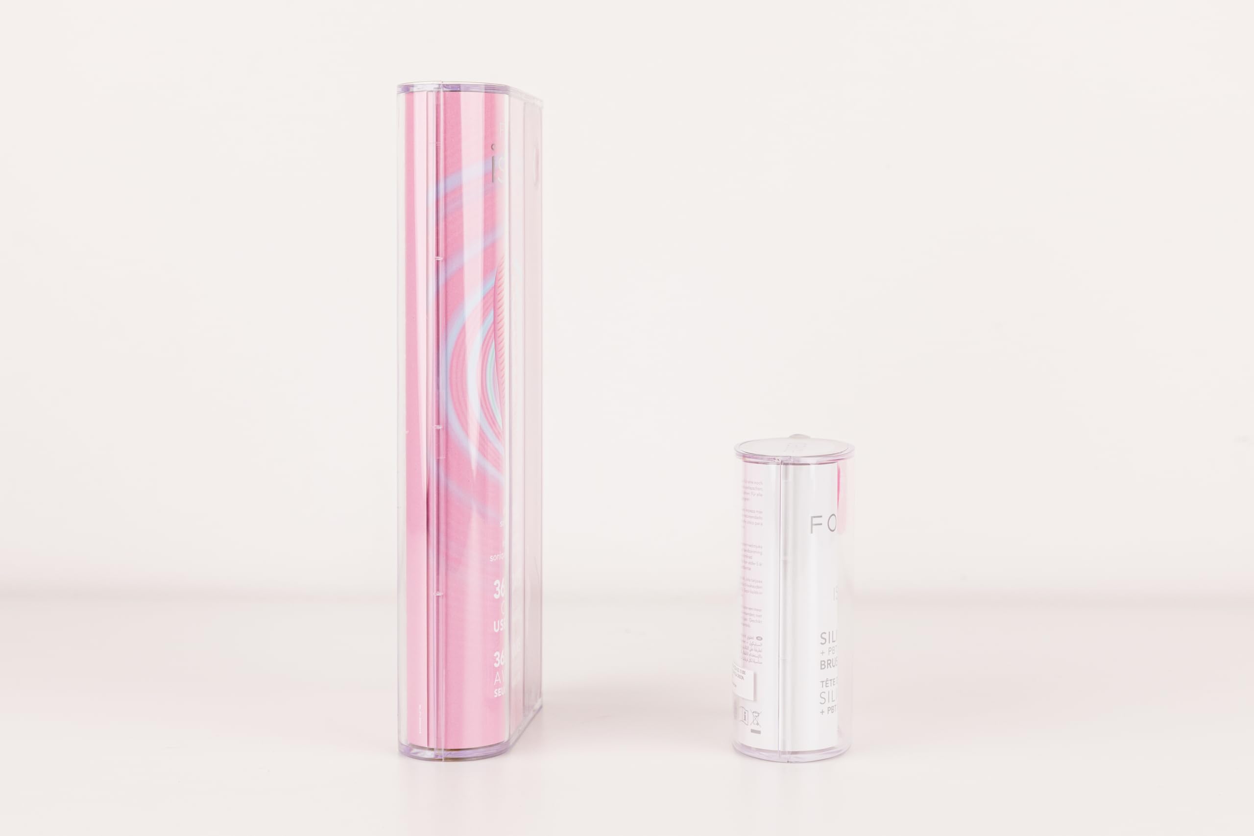 FOREO ISSA 4 Electric Toothbrush – 4-in-1 Rechargeable with Extra Brush Head, Soft Bristles, Long-Lasting Use, Gentle Cleaning - Pearl Pink