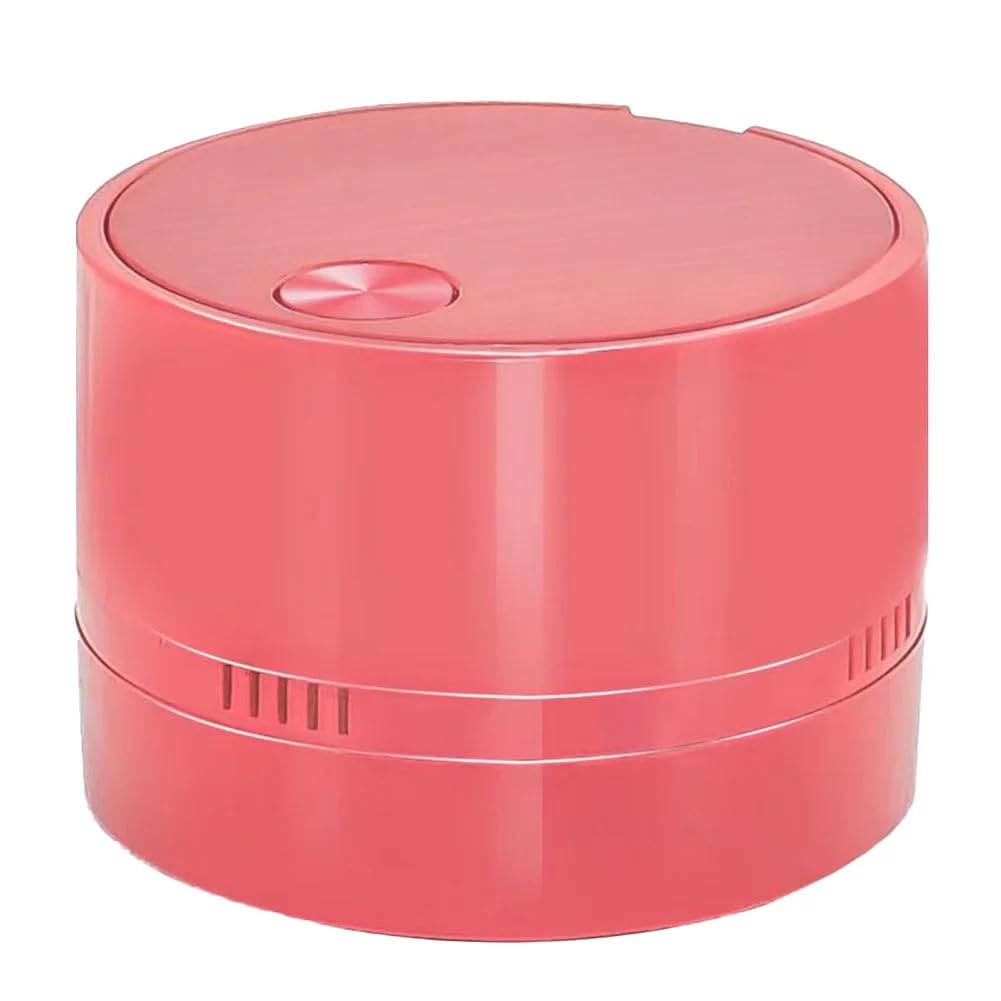 For Desk Cleanliness Compact Vacuum Desktop Vacuum 9 * 7.8cm Versatile For Various Surfaces Easy To Store And Carry splendid(Pink)