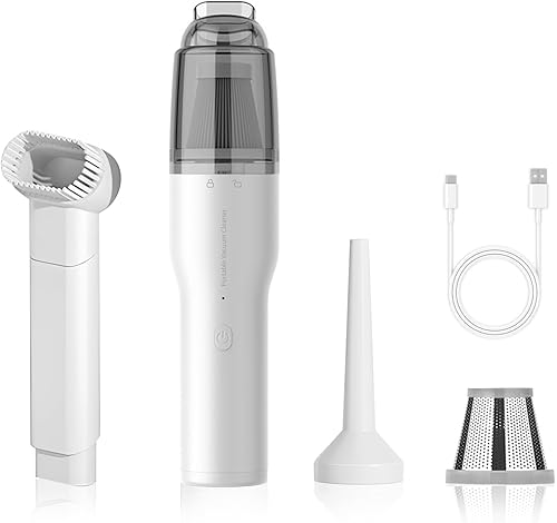 Miniatura 1 de OOYY Aspiradora y soplador inalámbrico 2 en 1, aspiradora y soplador de mano inalámbrico, potente y portátil para automóvil y hogar