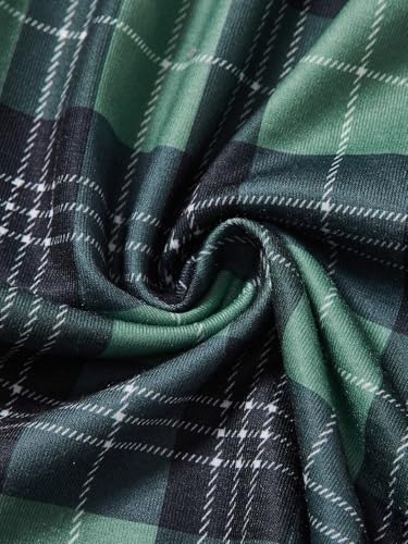 Image of WDIRARA Women's 3 Pack Plaid Letter Graphic Pajama Shorts Lounge Shorts | Elastic Waist ,Comfortable,Home Living,Sleepwear