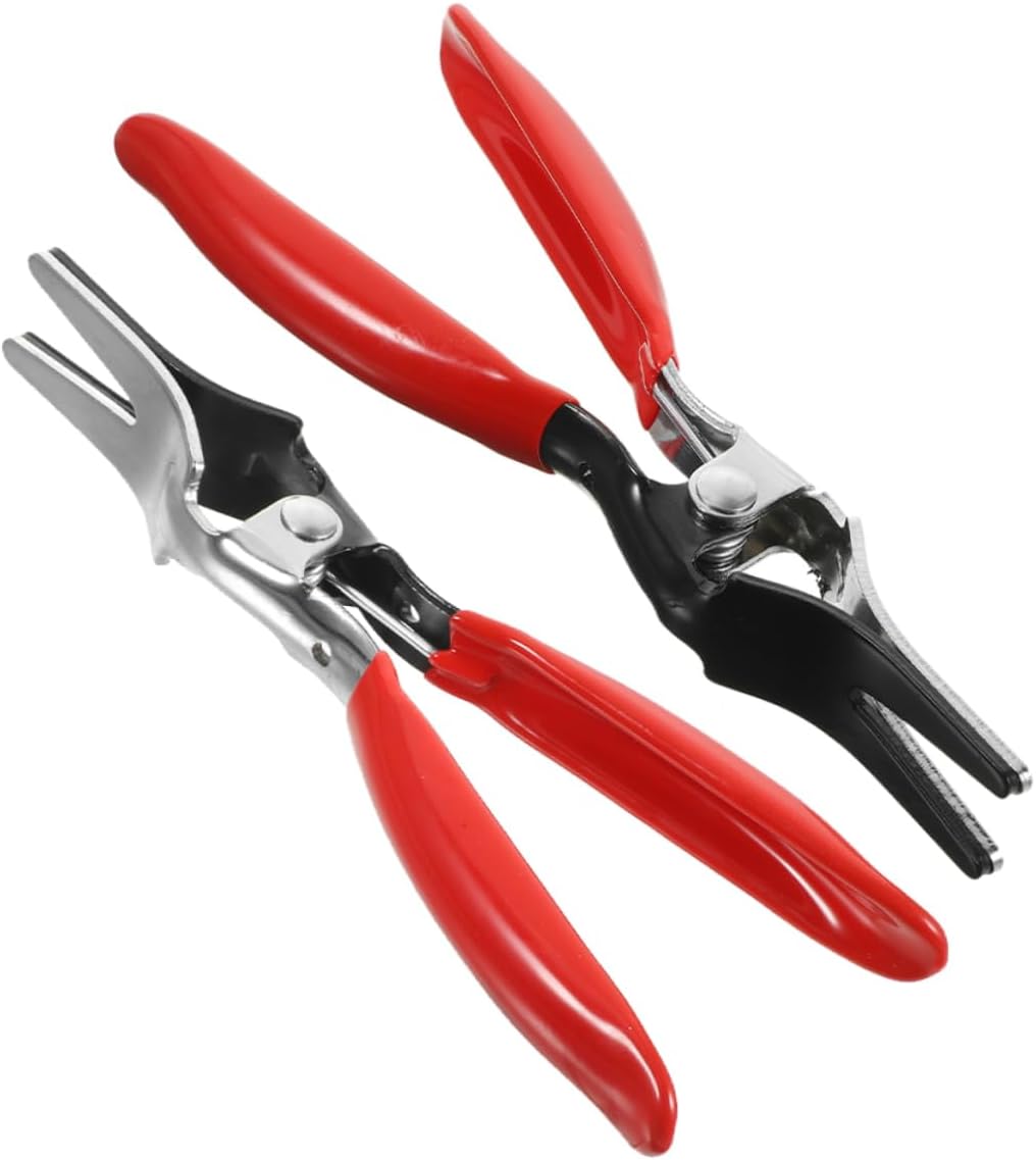 Unomor 6pcs Hose Removal Pliers for Automotive Use Line Pinch off Tools Easy Disassembly for Vacuum and Cooling Hoses Lightweight and Portable Design