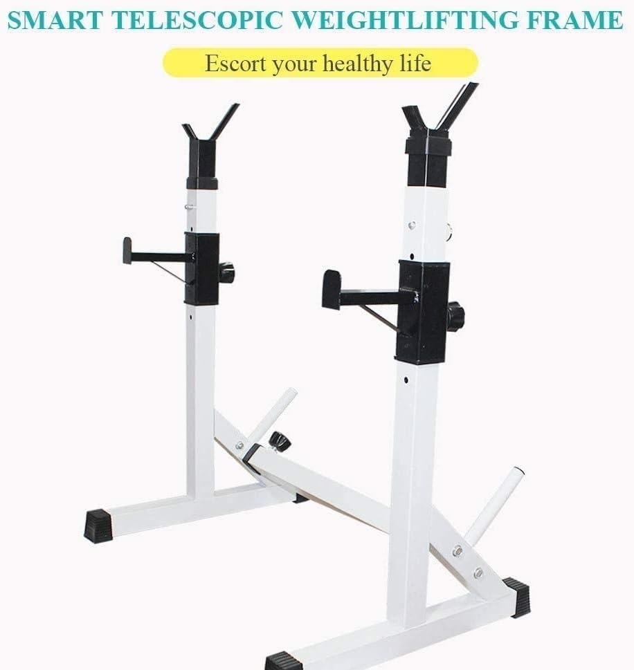 Bench Press Household TypePull up bar Adjustable Squat Rack Dipping Station Barbell Rack Dip Stand Home Fitness Equipment Weight Training Equipment Load Capacity Up to 200Kg