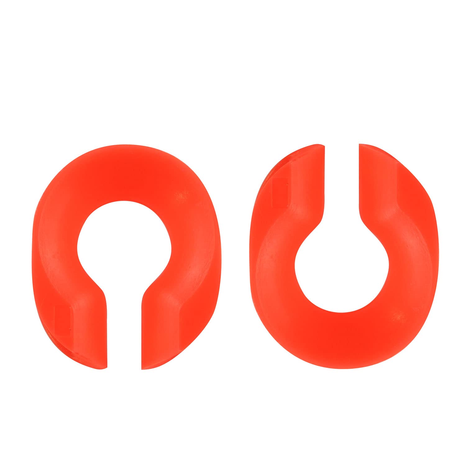 JCBIZ 12pcs Red Safety Rope Climbing Rope Protective Ring 13mm ID Climbing Rope Protection Cover Thimble Triangle Ring for 8-14 Ropes