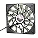 Ventola di raffreddamento CPU 12V 4Pin, 12V 500-1600 RPM 4PIN 30dBA 58.4CFM Ventola di raffreddamento computer desktop Dissipatore CPU silenzioso Ventola di raffreddamento del radiatore del telaio