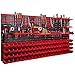 botle - Pannello portautensili, 1728 x 780 mm, impilabile, scaffale da parete, supporto per garage, magazzino, officina, hobby (ITBNN600x6-U2122-NP4-R444)