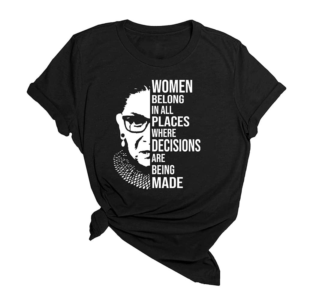 RocksirBlack Power Black Girl Graphic T-Shirt Afro Woman Afro Girl Magic Tops