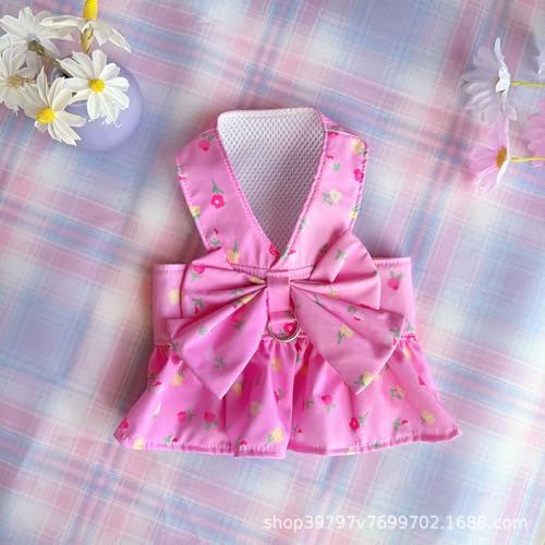 Vestido Princesa para Perros Grandes Rosado miniatura 2
