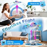 Gontence Mini Drone for Kids Remote Control Drone with LED Lights 2 Speed Modes 3 Batteries, 3D Flip Headless Mode with Altitude Hold Toys Gifts for Boys Girls 6-16 Years Old - Image 5