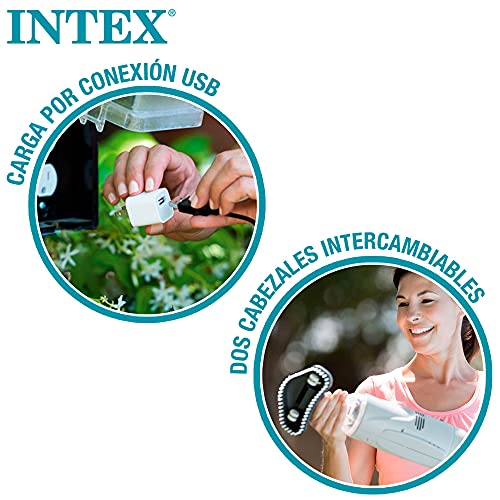Miniatura 3 de Intex 28620np - Limpiafondos Manual, Aspirador Piscina , Aspirador De Fondo De Piscinas, Autonomía 50 Minutos, 2 Cepillos Intercambiables, Tubo Telescópico 2,39 Cm