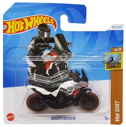 Hot Wheels Ducati DesertX - HW Dirt 3/10 - HTB26 - Carte courte - Moto - Mattel 2024 - 1:64