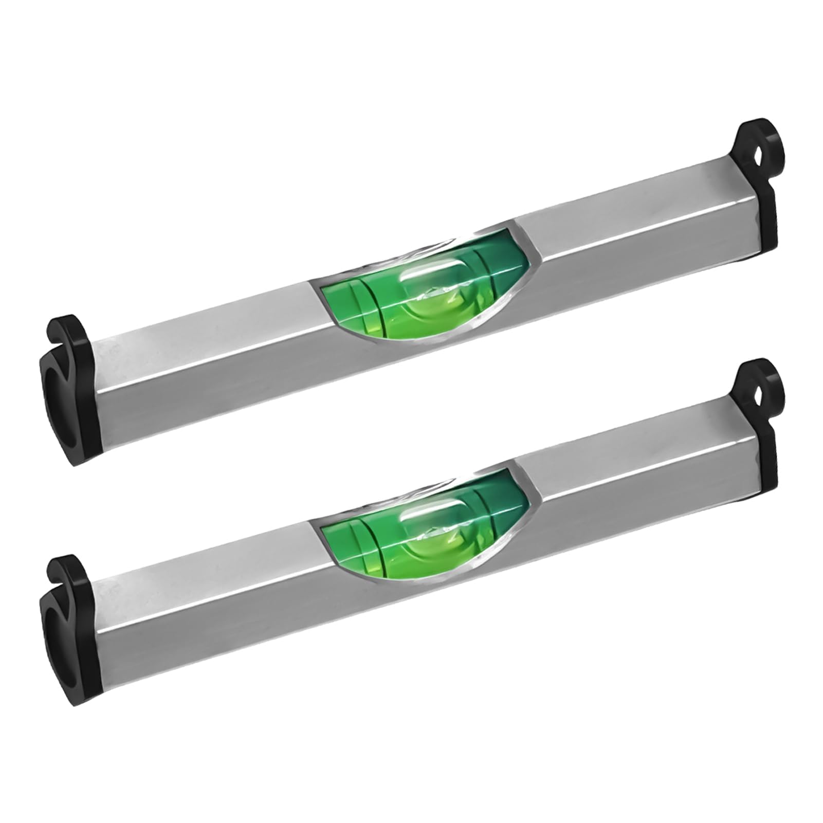 2 PCS String Line Level, Hanging Level Bubble Lightweight Aluminium Compact Spirit Levels for Builders Engineers Carpenters DIY Construction Surveying Metalworking Tools High Precision Measuring Tool