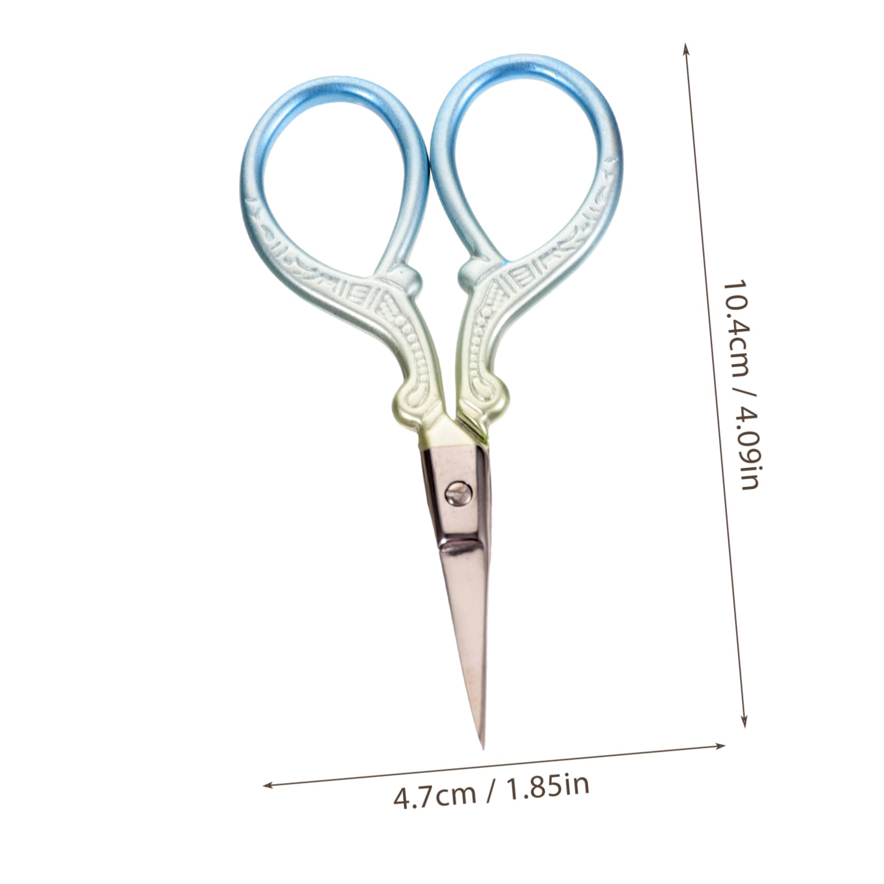 Housoutil 1 Set Leather Scissor Protective Sleeves with Stainless Steel Scissor Tool Vintage Design for Stylish Crafting Present for Friends for Sewing and Embroidery