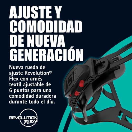 Casco de seguridad JSP EVO3 naranja con arnés textil de 6 puntos regulable 4