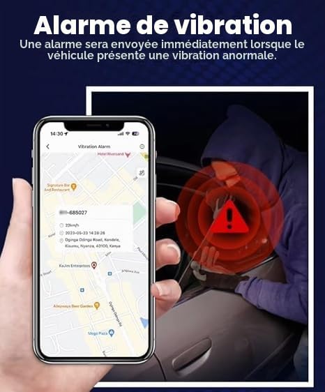 Localisateur GPS sans frais longue durée avec sim anonyme déjà actif pour 1 an antivol pour voiture moto agence d'enquête (W15)
