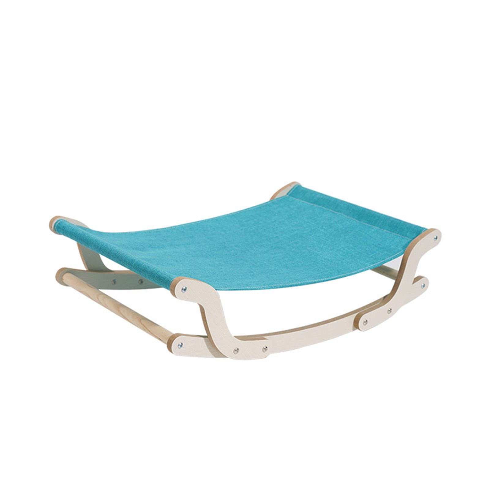 Pet Rocker Bed Pine Frame Pet Bed Elevated Cat Hammock Swing Bed With Pine Frame ...