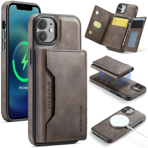Étui portefeuille magnétique amovible iPhone 12 résolvant la perte de cartes bancaires