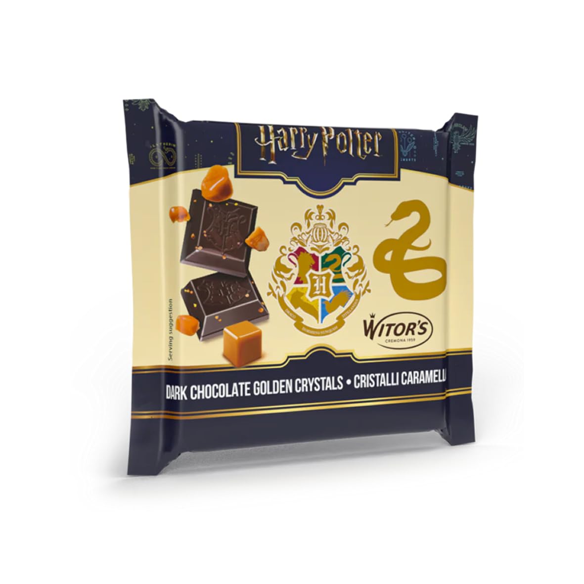 Harry Potter Dark Chocolate with Gold Crystals Chocolate Bar 40g