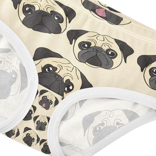 Cute Colorful Pugs Dog Toddler Girls's Underwear 2T 202c12674