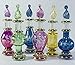 Egyptian Hand Blown Glass Miniature Genie Bottles - Set of 6, 2