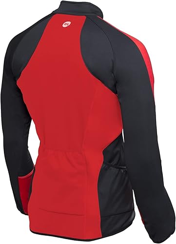 Miniatura 3 de sponeed Chaquetas a prueba de viento para hombre, abrigo de forro polar, camisas de invierno, térmicas, para nieve, correr, ciclismo, abrigos