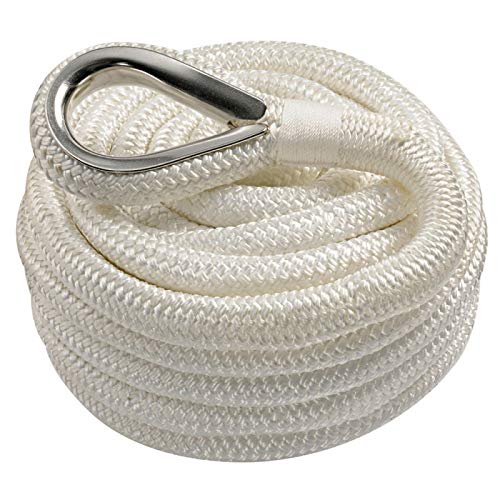 OSCULATI Cima ormeggio impiombata 20 mm x 12 m Bianca